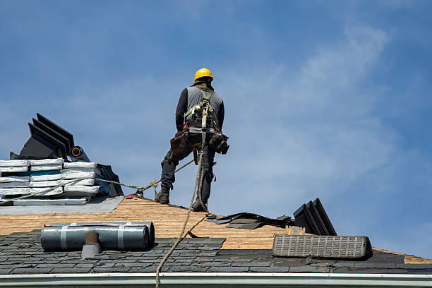 Professional Roof Replacement technician working in Augusta, OH